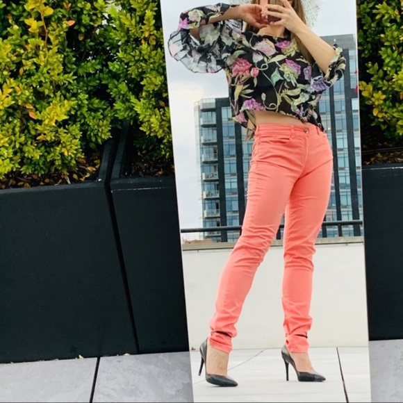 ARMANI Jeans Authentic Rose Long Leg High Waist - Picture 10 of 16